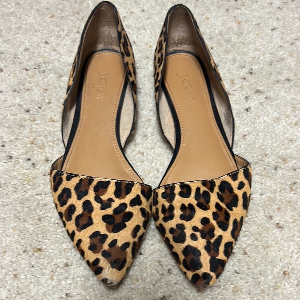 J. Crew Brown and Black Flats Elegant Loafers